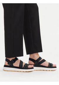 Clarks Sandały Tuscan Strap 26181473 Czarny. Kolor: czarny. Materiał: skóra #1
