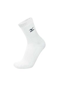 Mizuno - Męskie Skarpety Do Siatkówki Skarpety. Kolor: biały. Sport: siatkówka