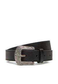 Lauren Ralph Lauren - LAUREN RALPH LAUREN Pasek Damski 412969453001 Czarny. Kolor: czarny. Materiał: skóra