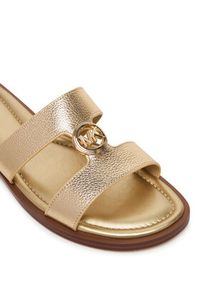 MICHAEL Michael Kors Klapki Ering Flat 40S6ERFS2M Złoty. Kolor: złoty. Materiał: skóra #3