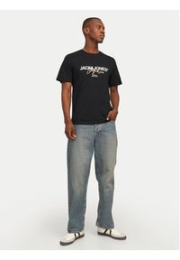 Jack & Jones - Jack&Jones T-Shirt Joraruba 12255452 Czarny Standard Fit. Kolor: czarny. Materiał: bawełna #5