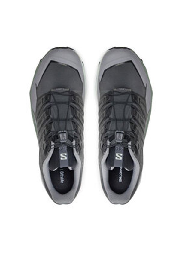 salomon - Salomon Buty do biegania Thundercross L47560800 Szary. Kolor: szary. Materiał: materiał