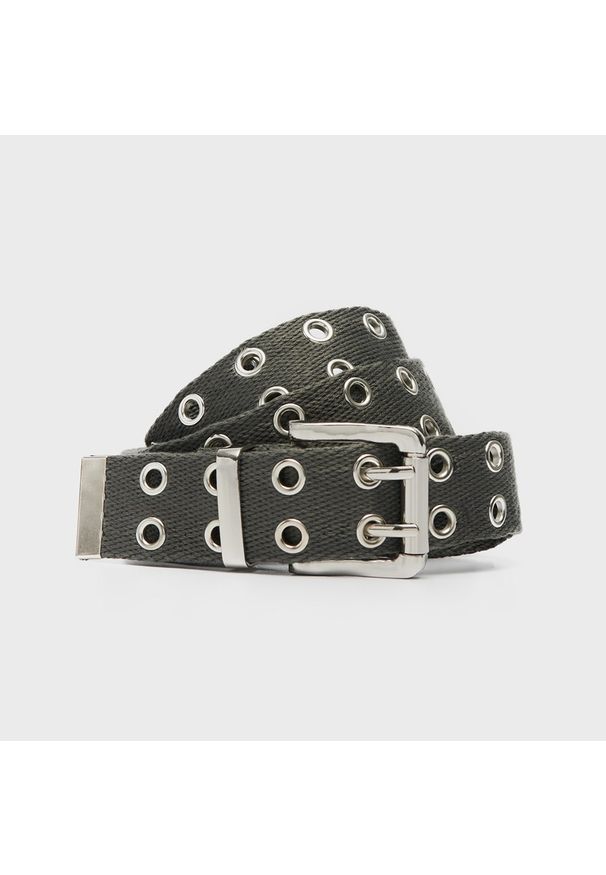 House - Szary pasek z materiału - Szary. Kolor: szary. Materiał: materiał