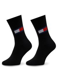 Skarpety długie Tommy Jeans. Kolor: czarny #1