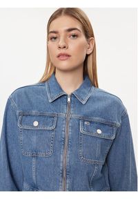 Tommy Jeans Kurtka jeansowa Claire DW0DW17656 Niebieski Regular Fit. Kolor: niebieski. Materiał: bawełna #4