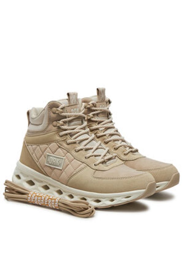 Dorko Sneakersy Ultraforce DS24F08W Beżowy. Kolor: beżowy. Materiał: skóra