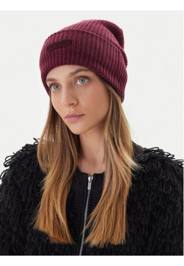 Pinko - PINKO Czapka Bosnia 105993 A2Z4 Bordowy. Kolor: czerwony. Materiał: wiskoza