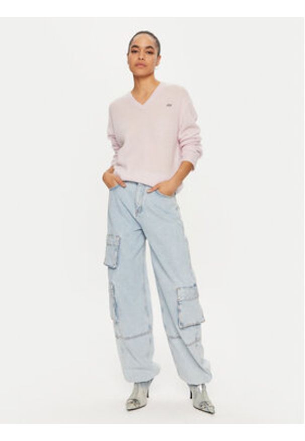 Miss Sixty Sweter 6L3RJ3830000 Różowy Regular Fit. Kolor: różowy. Materiał: kaszmir