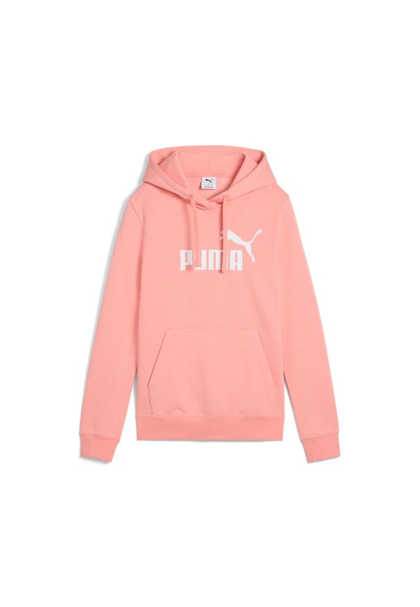 Bluza damska z kapturem Puma Essential No. 1 Logo Fleece. Typ kołnierza: kaptur. Kolor: różowy. Materiał: bawełna, materiał