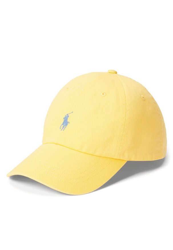 Polo Ralph Lauren Czapka z daszkiem Cls Sprt Cap 211912843036 Żółty. Kolor: żółty. Materiał: materiał