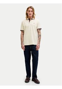 Jack & Jones Polo Paulos 12136668 Kremowy Regular Fit. Typ kołnierza: polo. Kolor: kremowy. Materiał: bawełna #6