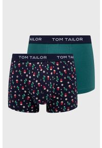 Tom Tailor - Bokserki (2-pack). Kolor: zielony