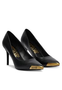 Versace Jeans Couture Szpilki 80VA3S50 ZPS62 899 Czarny. Kolor: czarny. Materiał: skóra. Obcas: na szpilce #3