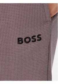 BOSS Szorty sportowe Waffle 50535884 Fioletowy Regular Fit. Kolor: fioletowy. Materiał: bawełna. Styl: sportowy #4