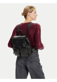 Pinko - PINKO Plecak Carrie Backpack Al 25-26 PLTT 104351 A29Q Czarny. Kolor: czarny. Materiał: skóra #4