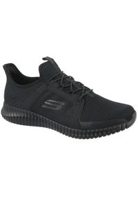 skechers - Buty do chodzenia męskie Skechers Elite Flex. Kolor: czarny. Materiał: syntetyk, tkanina, materiał. Szerokość cholewki: normalna. Sport: turystyka piesza