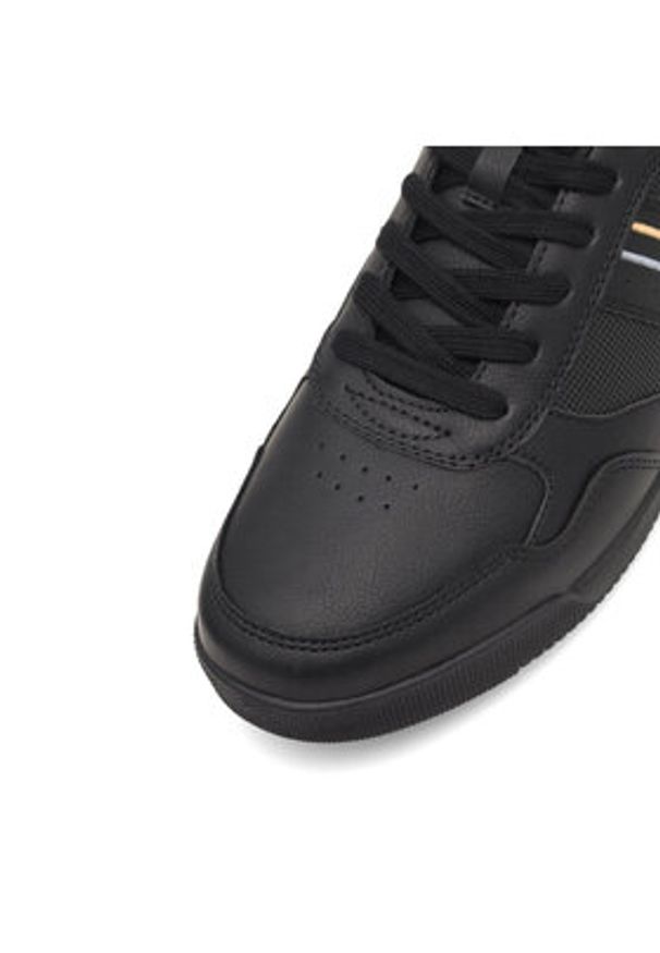 Lanetti Sneakersy MP07-11728-03 Czarny. Kolor: czarny. Materiał: skóra