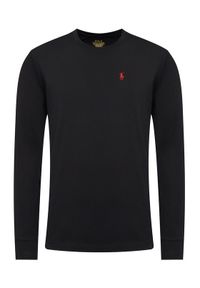 Polo Ralph Lauren Bluza 710766772001 Czarny Regular Fit. Typ kołnierza: polo. Kolor: czarny. Materiał: syntetyk