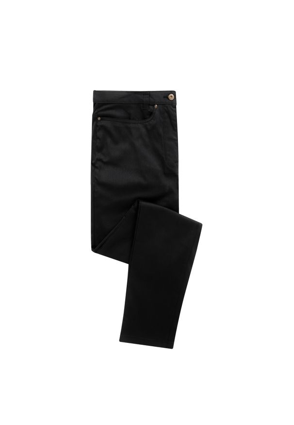 PREMIER - Męskie Chinos Performance. Kolor: czarny. Sezon: lato. Sport: turystyka piesza