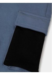 COCCODRILLO - Coccodrillo Spodnie dresowe WC4120102DEK Niebieski Slim Fit. Kolor: niebieski. Materiał: bawełna #4