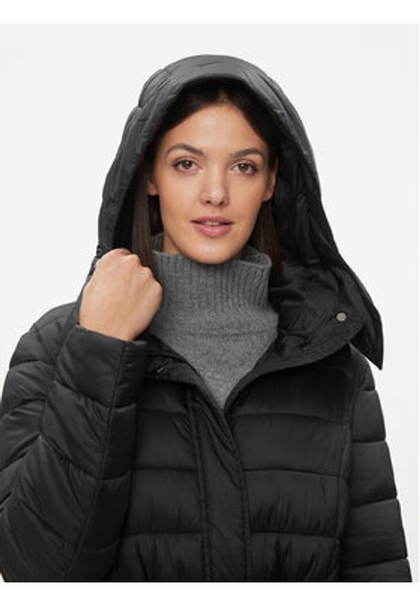 Trussardi Jeans - Trussardi Kurtka zimowa 56S00964 Czarny Regular Fit. Kolor: czarny. Materiał: syntetyk. Sezon: zima