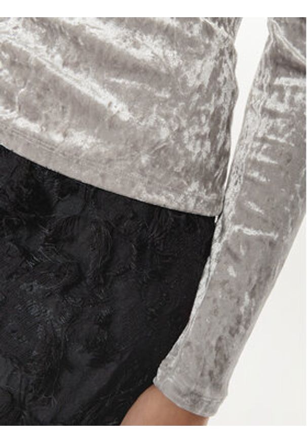 Marella Bluzka Balera 2423946035 Srebrny Regular Fit. Kolor: srebrny. Materiał: syntetyk