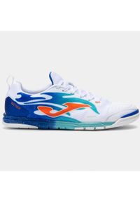 Buty halowe piłkarskie męskie Joma Tactico 2576 IN biało-niebieskie. Kolor: biały. Sport: piłka nożna #1