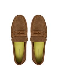 TOMMY HILFIGER - Tommy Hilfiger Espadryle Flexible Hilfiger Sde Espadrille FM0FM05794 Brązowy. Kolor: brązowy. Materiał: zamsz, skóra #4