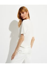 NANUSHKA - Biała koszulka Reece. Kolor: biały. Materiał: jeans, bawełna #3
