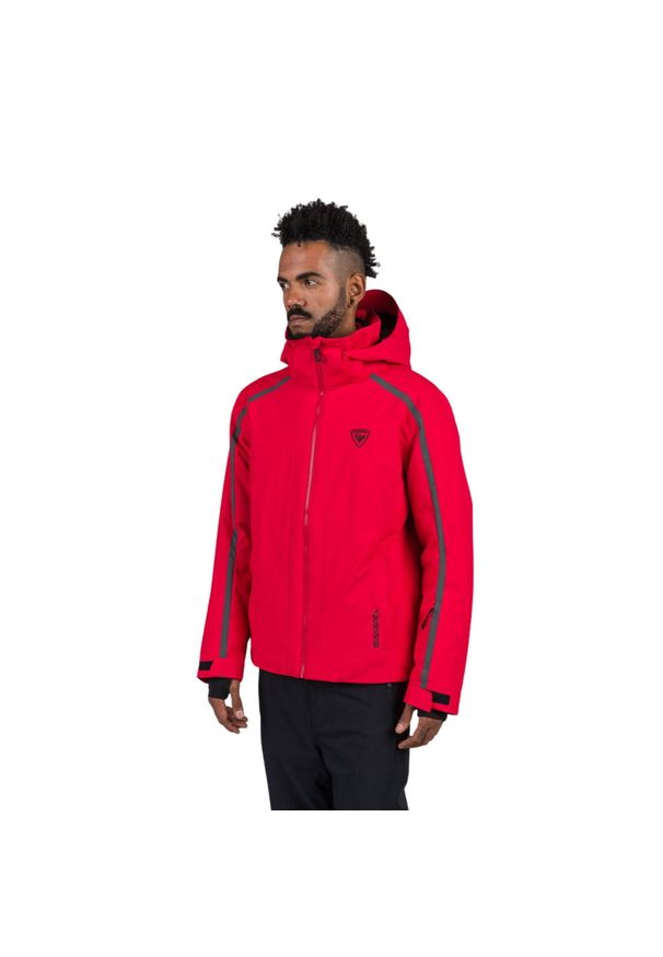 Kurtka Narciarska Rossignol męska Saluver JKT czerwona. Kolor: czerwony. Sezon: zima. Styl: wakacyjny