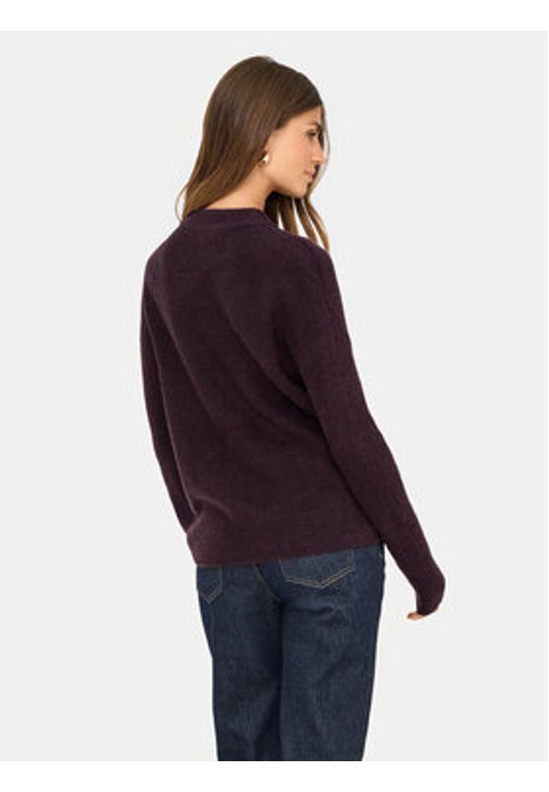 only - ONLY Sweter Camilla 15277080 Fioletowy Regular Fit. Kolor: fioletowy. Materiał: syntetyk