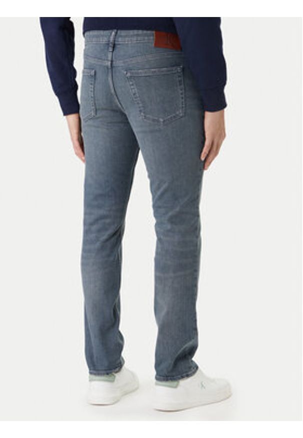 Calvin Klein Jeans Jeansy LV04RF700G Szary Slim Fit. Kolor: szary