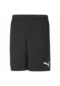 Spodenki męskie Puma teamRISE Training Shorts czarne. Kolor: niebieski, wielokolorowy, czarny, biały