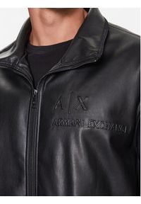 Armani Exchange Kurtka z imitacji skóry 6RZB17 ZE1CZ 1200 Czarny Regular Fit. Kolor: czarny. Materiał: syntetyk, skóra #6