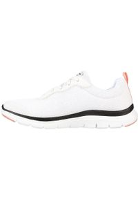 skechers - Adidasy Skechers Flex Appeal 4.0-brilliant Vie, Kobiety. Kolor: biały. Materiał: materiał
