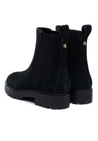 Lauren Ralph Lauren - LAUREN RALPH LAUREN Sztyblety Allyson 802974477003 Czarny. Kolor: czarny. Materiał: zamsz, skóra #5