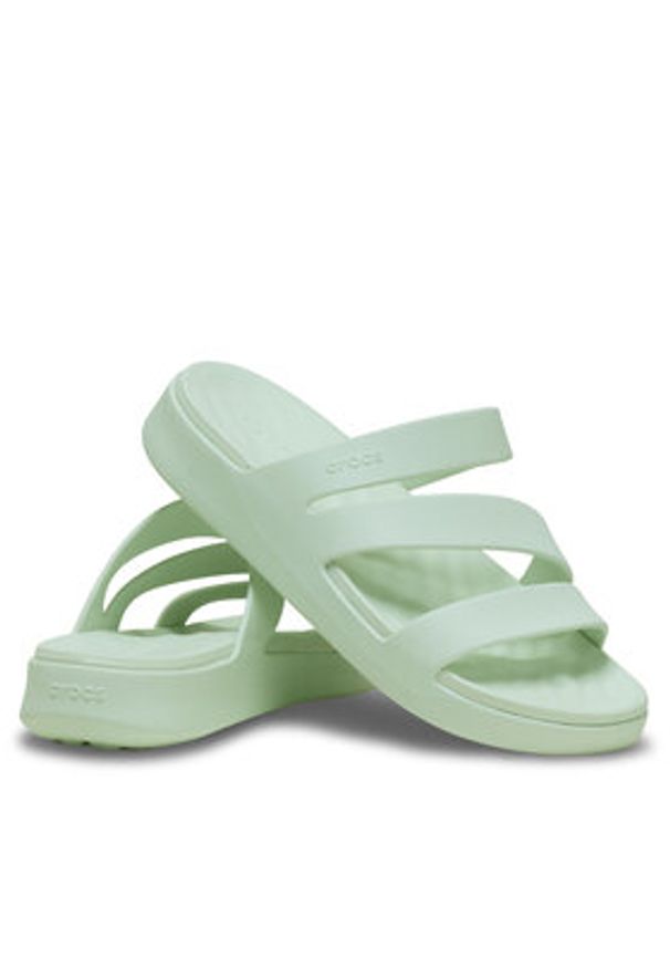 Crocs Klapki Getaway Strappy 209587 Zielony. Kolor: zielony