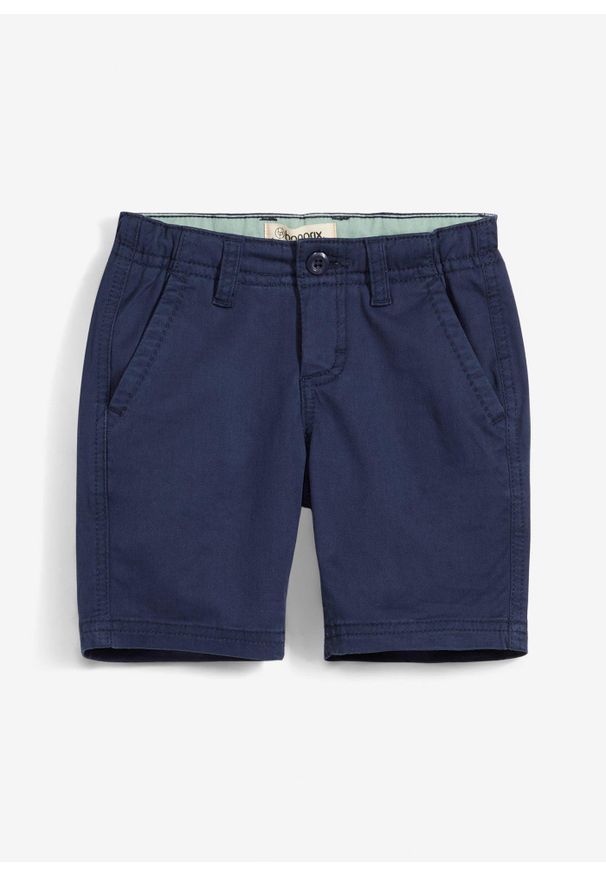 bonprix - Bermudy chino Regular Fit. Kolor: niebieski