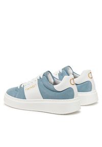 TwinSet - TWINSET Sneakersy 251GCJ01C Niebieski. Kolor: niebieski. Materiał: skóra, zamsz #2
