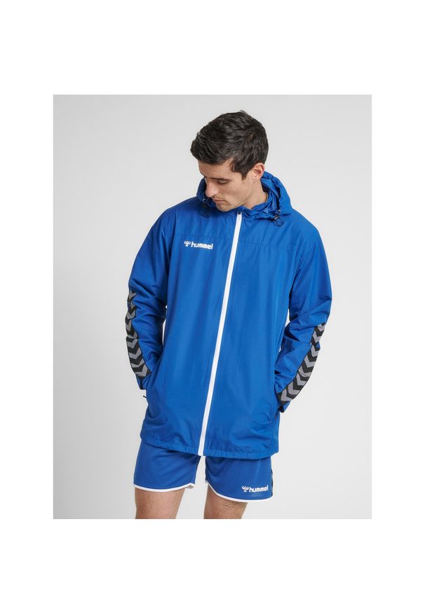 Kurtka Hummel Authenctic All-Weather. Kolor: niebieski. Sport: outdoor
