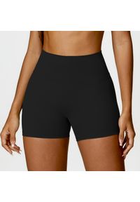 Intica - Spodenki sportowe modelujące z elastycznym pasem do treningu i biegania Essence. Kolor: niebieski. Materiał: materiał. Sport: fitness #11