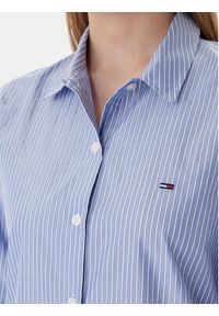 Tommy Jeans Sukienka koszulowa Party DW0DW22635 Niebieski Regular Fit. Kolor: niebieski. Materiał: bawełna. Typ sukienki: koszulowe #2
