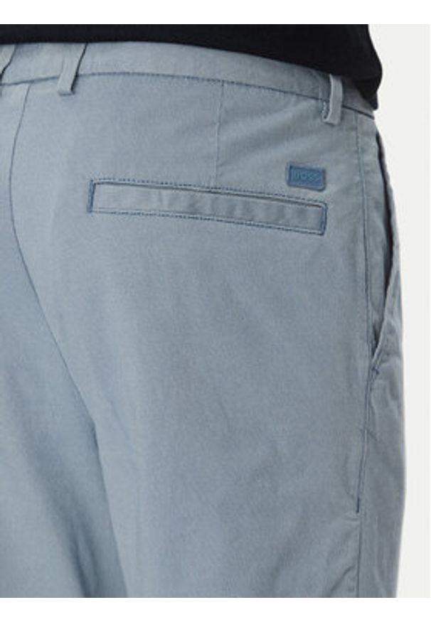 BOSS Spodnie materiałowe H-Kane 50540906 Błękitny Regular Fit. Kolor: niebieski. Materiał: bawełna