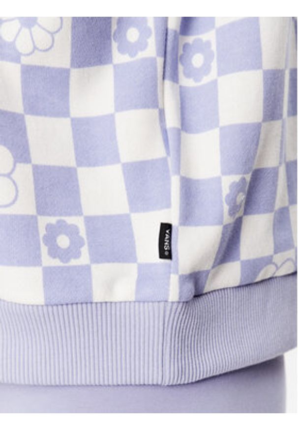 Vans Bluza Fairlands Mock Neck Fleece VN000A5Y Fioletowy Regular Fit. Kolor: fioletowy. Materiał: bawełna, syntetyk
