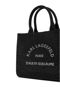 Karl Lagerfeld - KARL LAGERFELD Torebka A4W50014 Czarny. Kolor: czarny. Materiał: skórzane #5