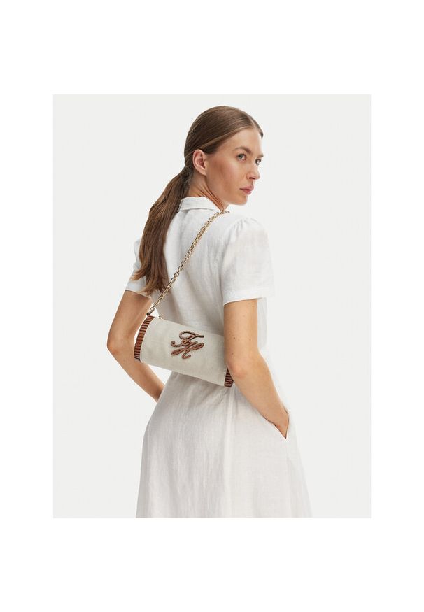 TOMMY HILFIGER - Torebka Tommy Hilfiger. Kolor: beżowy