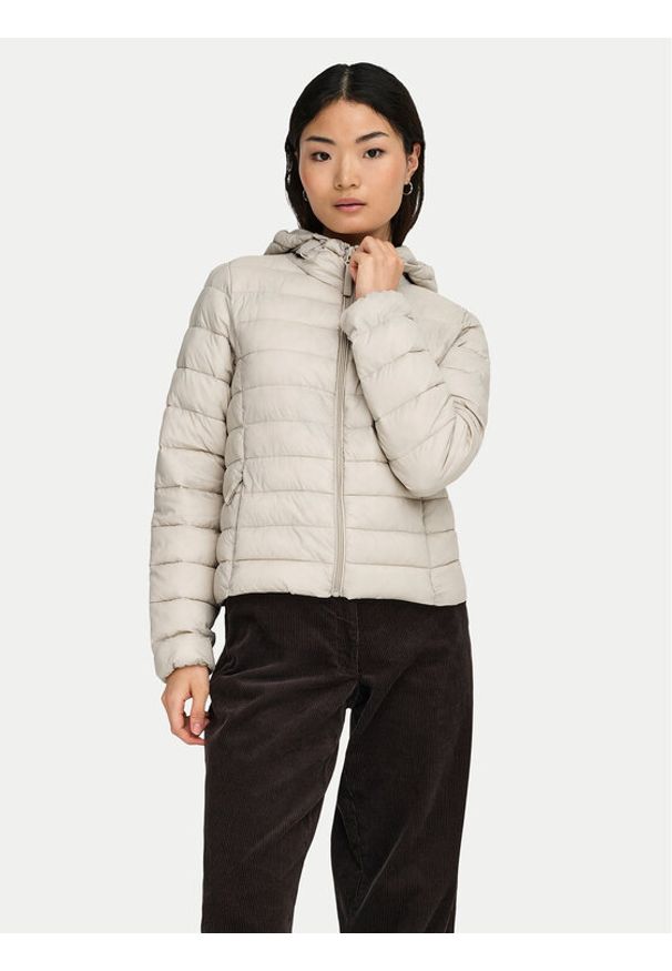 only - ONLY Kurtka przejściowa Tahia 15352020 Beżowy Regular Fit. Kolor: beżowy. Materiał: syntetyk