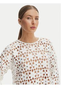 MICHAEL Michael Kors Bluzka MS651ZMKNE Biały Regular Fit. Kolor: biały. Materiał: syntetyk #4