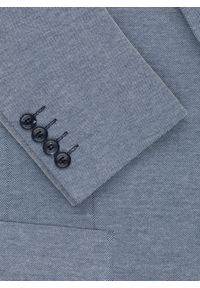 Pako Lorente - PAKO LORENTE - Niebieska marynarka z dzianiny. Kolor: niebieski. Materiał: dzianina. Sezon: wiosna #10