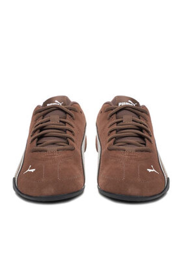 Puma Sneakersy CATCH SD 40268105 Brązowy. Kolor: brązowy. Materiał: zamsz, skóra